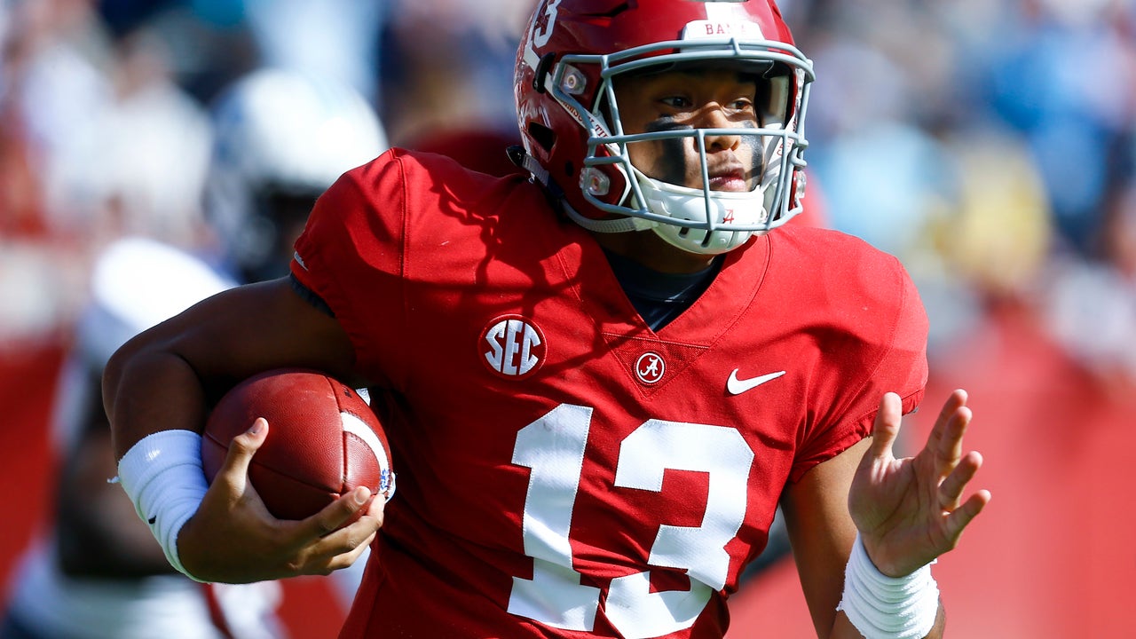 Tied at half, No. 1 Alabama romps past The Citadel 50-17